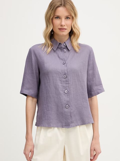 United Colors of Benetton koszula damska lniana - zdjęcie produktu nr 1