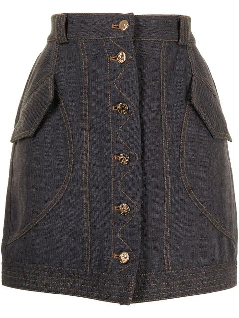 Acler Rosanna button-up skirt - Blue - zdjęcie produktu nr 1