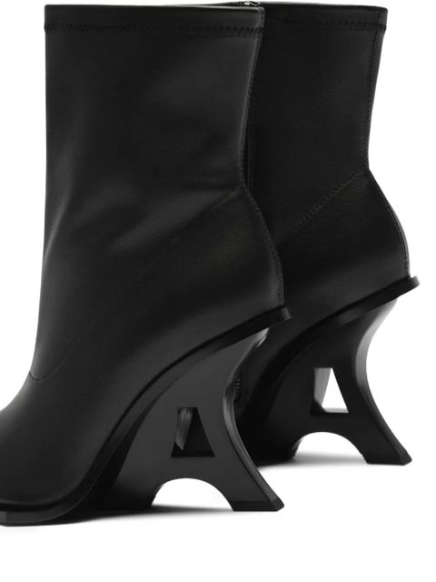Manière De Voir L'Eiffel heeled suede boots - Black