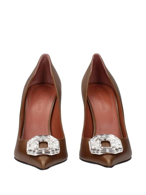 Amina Muaddi Camelia pumps - Brown