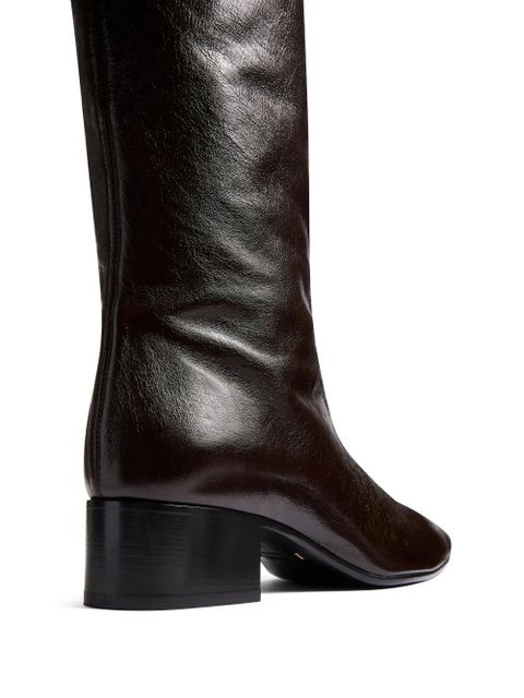 KHAITE 40mm Andee boots - Black