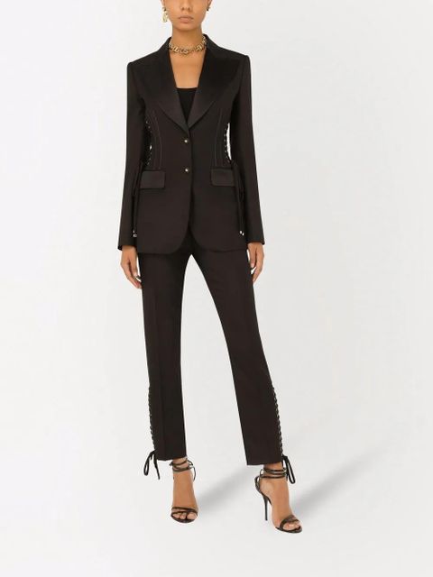 Dolce & Gabbana gabardine single-breasted blazer - Black - zdjęcie produktu nr 2