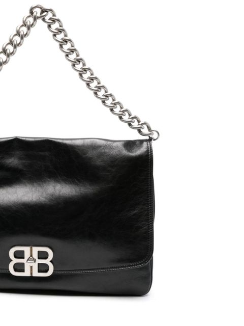 Balenciaga large BB Soft shoulder bag - Black