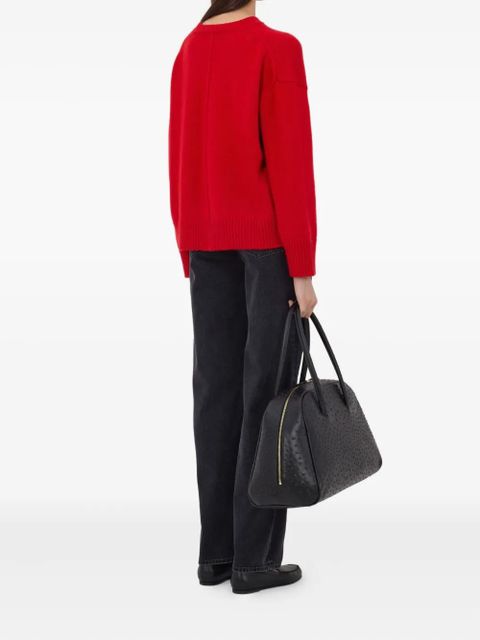 LouLou de Saison Pia drop-shoulder sweater - Red - zdjęcie produktu nr 2