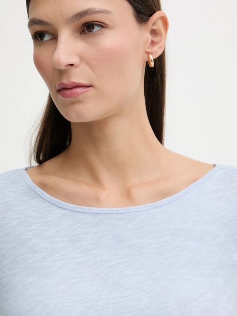 Marc O'Polo longsleeve bawełniany kolor niebieski 600226152199