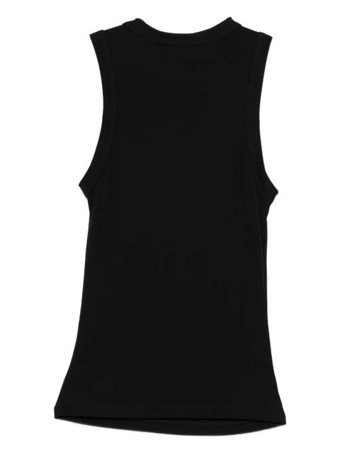 Aya Muse cotton tank top - Black