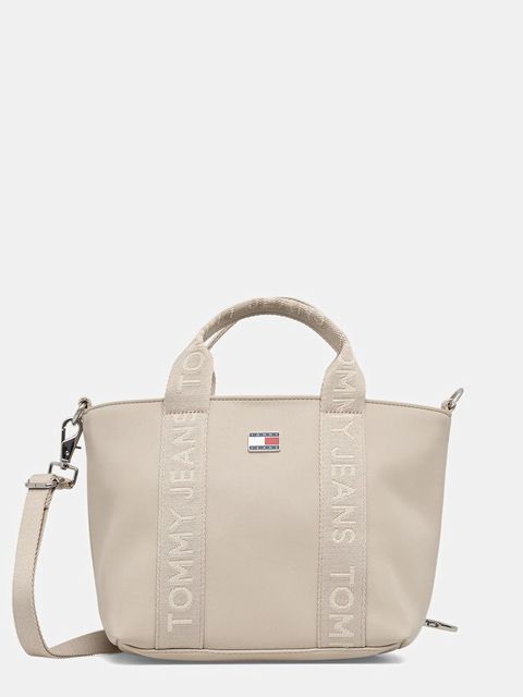 Tommy Jeans torebka kolor beżowy AW0AW18063 - zdjęcie produktu nr 1