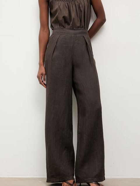 Answear.LAB spodnie damskie lniane