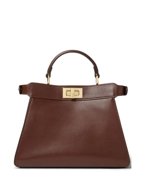 FENDI small Peekaboo ISeeU tote bag - Brown - zdjęcie produktu nr 2