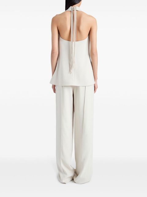 Proenza Schouler Weyes Matte Trousers - White