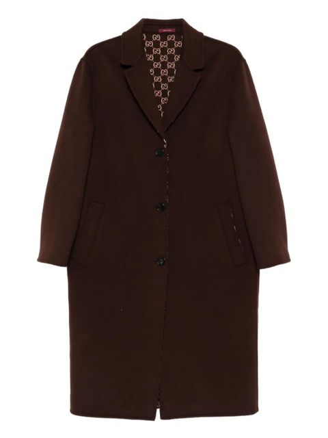 Gucci button-fastening coat - Brown - zdjęcie produktu nr 1