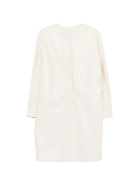 LouLou de Saison Yari leather coat - Neutrals - zdjęcie produktu nr 1