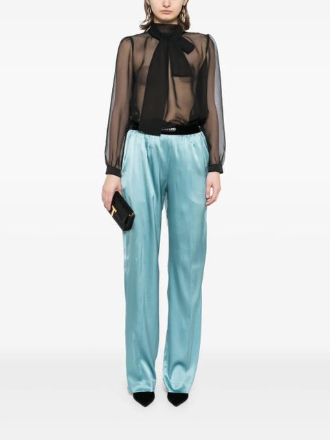 TOM FORD straight trousers - Blue - zdjęcie produktu nr 2
