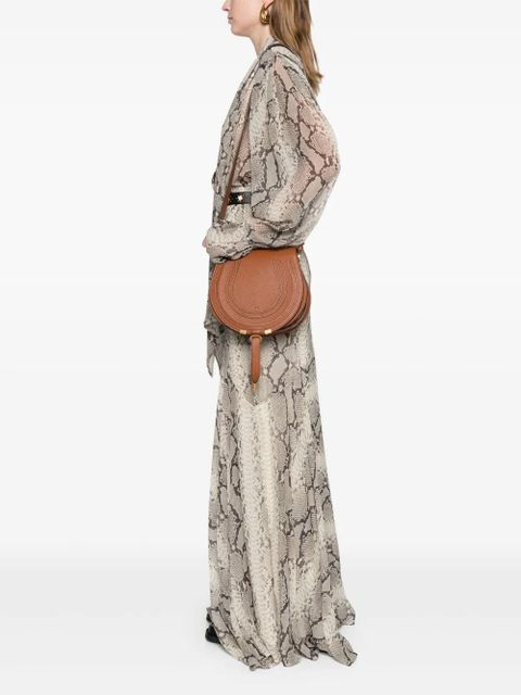 Chloé Marcie leather cross body bag - Brown