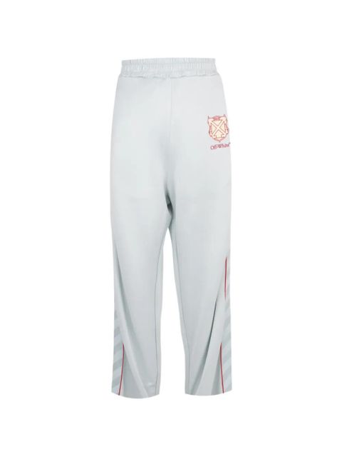 Off-White Diagonals logo-print track pants - Blue - zdjęcie produktu nr 1