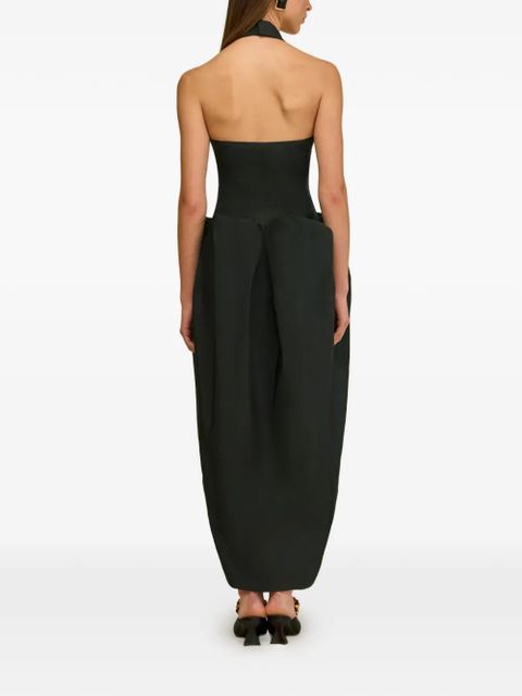 Cult Gaia Samya taffeta midi dress - Black - zdjęcie produktu nr 2