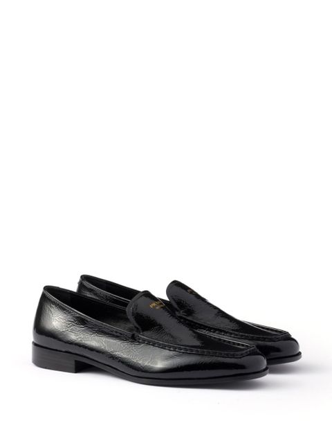 Prada patent-leather loafers - Black - zdjęcie produktu nr 2
