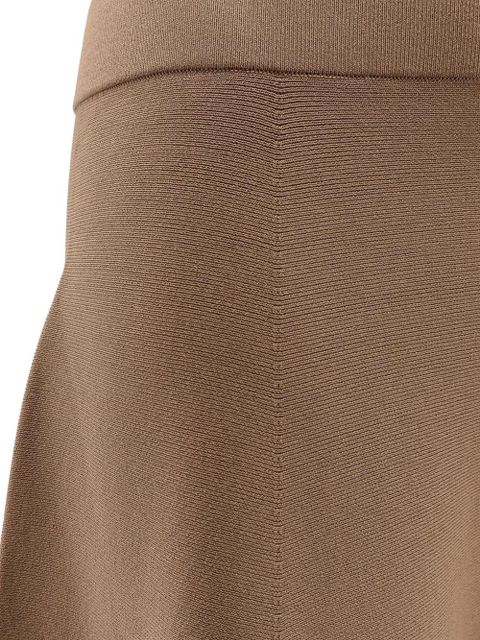 Max Mara elastic flared skirt - Brown