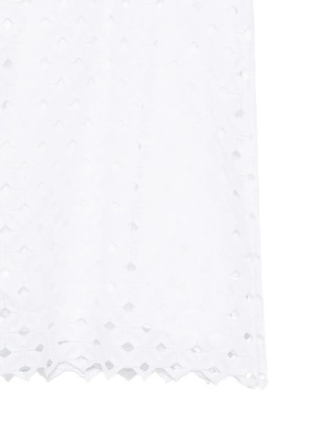 Max Mara cut out dress - White