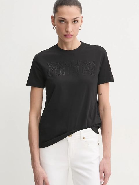 Versace Jeans Couture t-shirt bawełniany - zdjęcie produktu nr 2