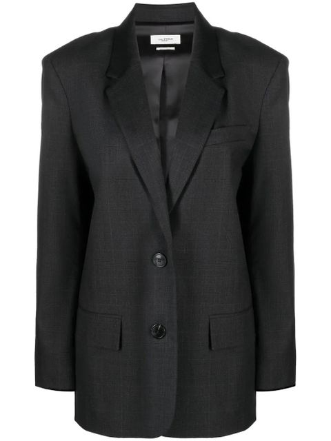 MARANT ÉTOILE Onilind checked blazer - Grey - zdjęcie produktu nr 1
