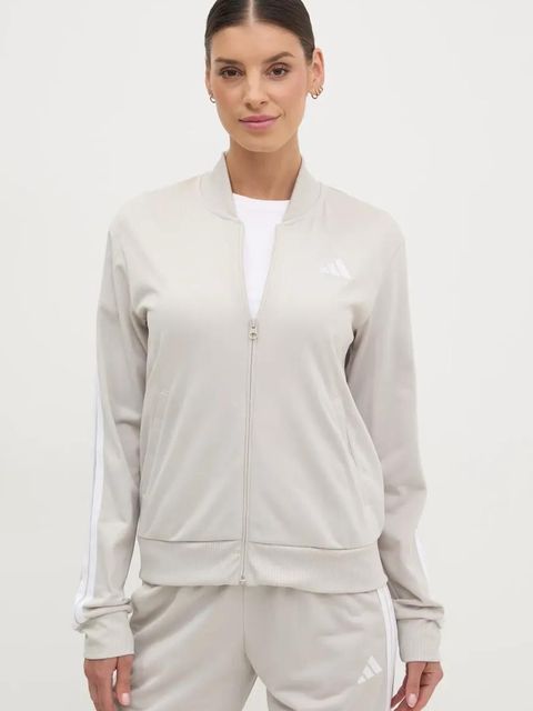 adidas dres 3-Stripes damski kolor beżowy JD2686