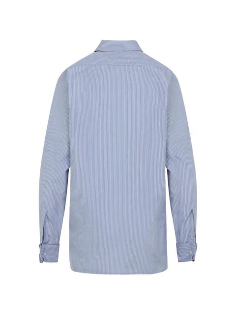 Maison Margiela striped shirt - Blue - zdjęcie produktu nr 2
