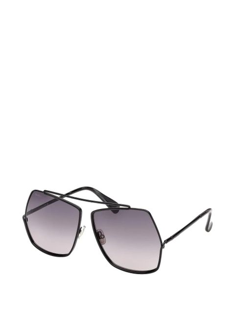 Max Mara Eyewear geometric-frame sunglasses - Black - zdjęcie produktu nr 2
