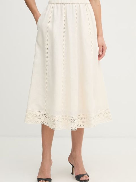 Weekend Max Mara spódnica lniana GERGO - zdjęcie produktu nr 1