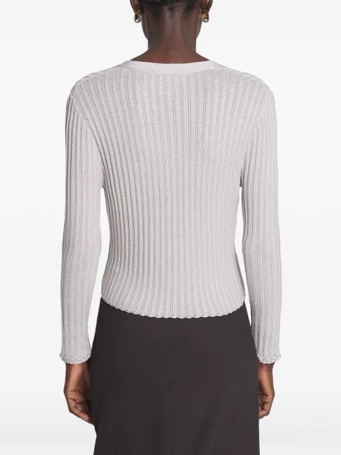 Lanvin V-neck cardigan - Grey