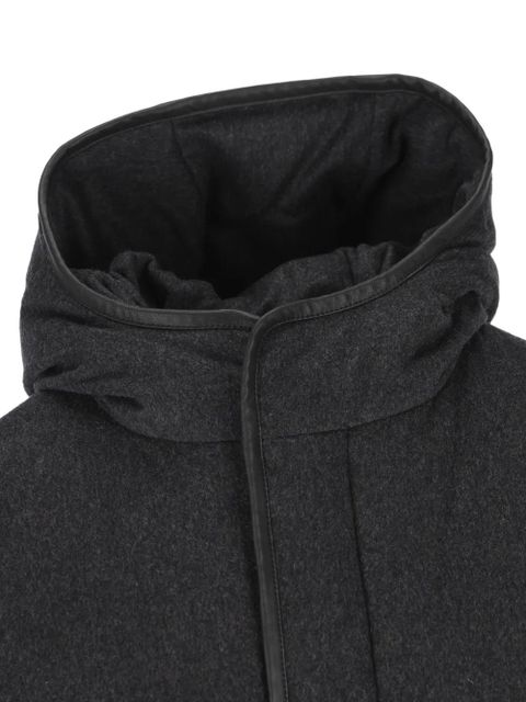 Tod's belted padded coat - Grey