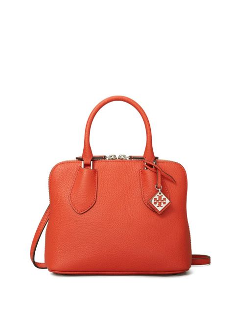 Tory Burch mini Swing leather satchel - Orange - zdjęcie produktu nr 1
