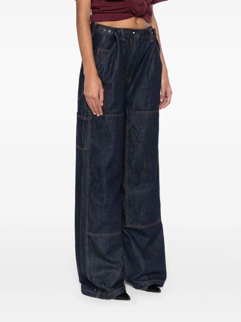 Magda Butrym wide-leg jeans - Blue