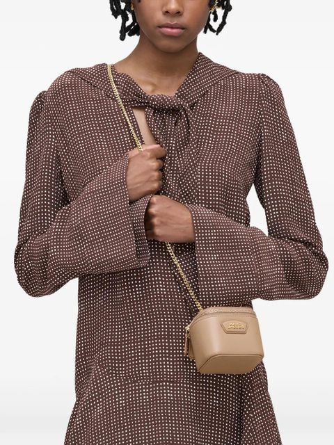 Marc Jacobs logo chain leather mini bag - Neutrals - zdjęcie produktu nr 2