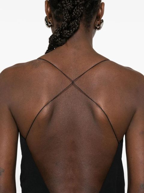 Jacquemus pleated midi dress - Black