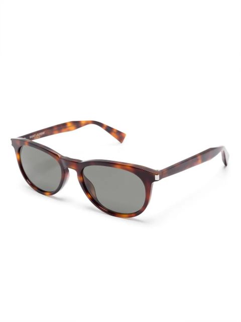 Saint Laurent Eyewear oval-frame sunglasses - Brown