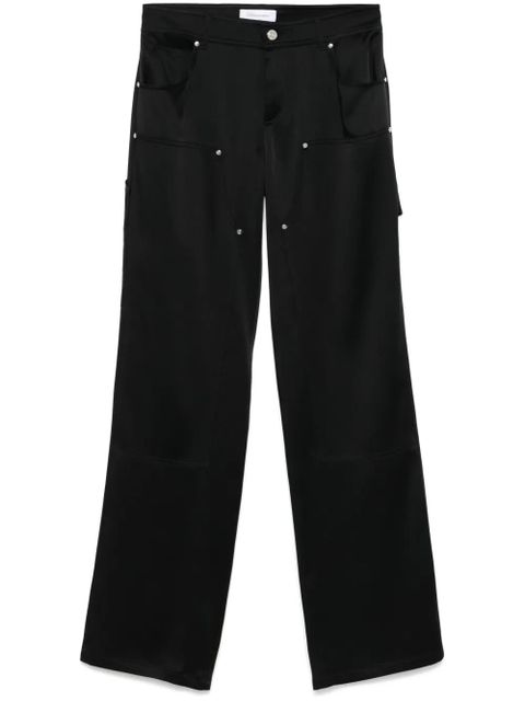 Blumarine satin trousers - Black - zdjęcie produktu nr 1