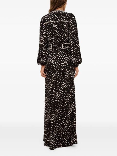 Ba&Sh Derby polka-dot V-neck maxi dress - Blue - zdjęcie produktu nr 2