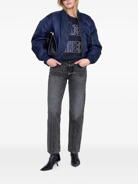 ANINE BING Harry printed sweatshirt - Blue