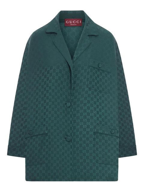 Gucci GG silk shirt - Green - zdjęcie produktu nr 1