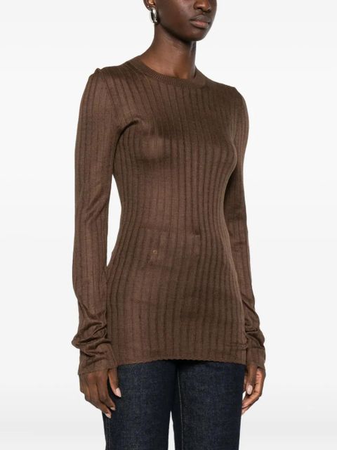 KHAITE Elm top - Brown - zdjęcie produktu nr 2