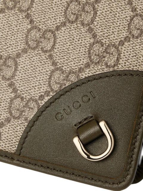 Gucci GG Emblem chain wallet - Neutrals