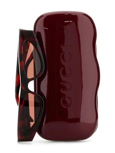 Gucci Eyewear cat-eye frame sunglasses - Red