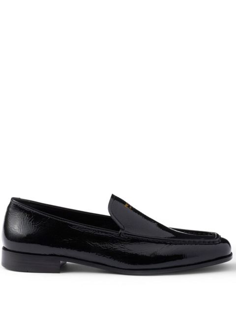 Prada patent-leather loafers - Black - zdjęcie produktu nr 1