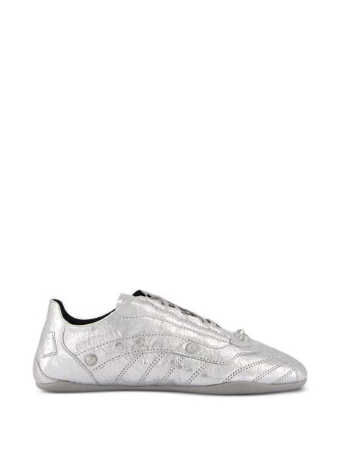 Balenciaga City metallic studded sneakers - Silver