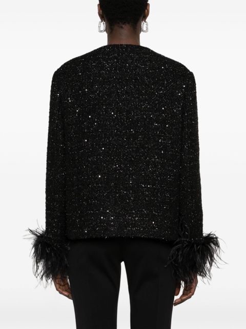 Valentino Garavani Glaze metallic tweed jacket - Black