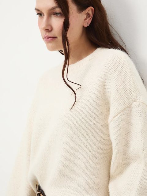 Medicine sweter damski kolor beżowy ciepły