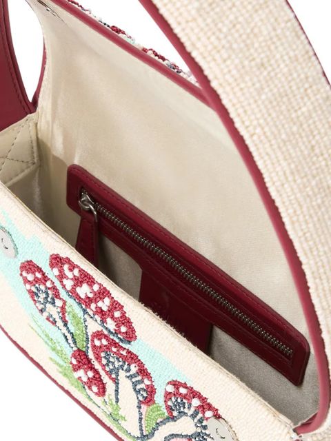 STAUD Tommy beaded mushroom tote bag - Neutrals - zdjęcie produktu nr 2