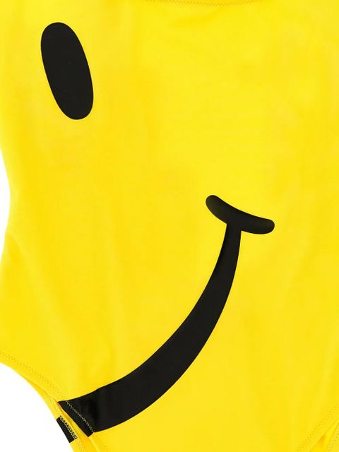 Moschino smiley-print one piece - Yellow