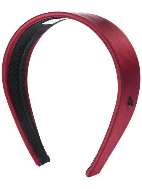 Maison Michel Elizabeth satin headband - Red - zdjęcie produktu nr 1